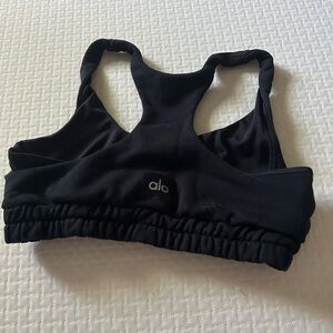Alo yoga scoop neck sweatshirt bra